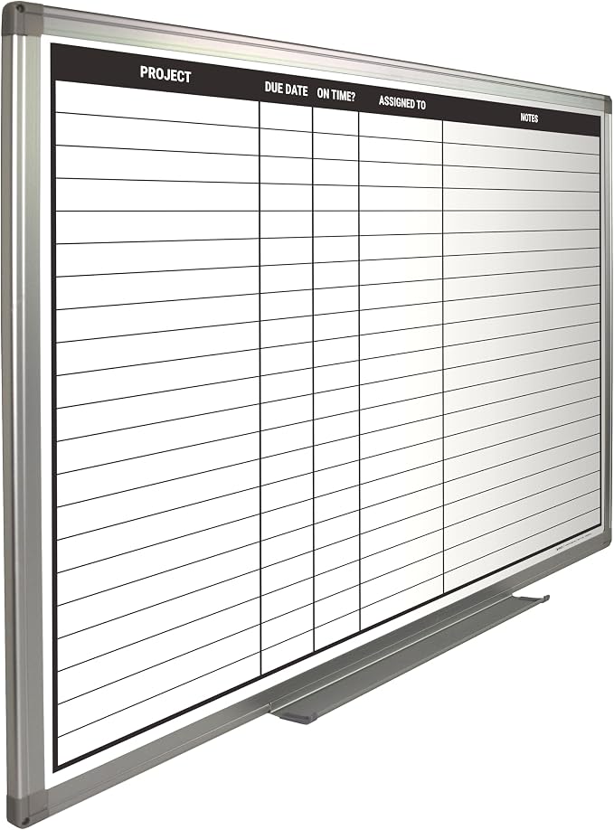 Project Planning Dry-Erase Whiteboard 60" x 40" - Image 2