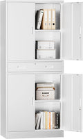 TaskStorz Metal Storage with 1 Drawer, Steel Storage File Cabinet by TaskStorz