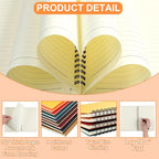 Yahenda 72 Pcs Spiral Notebook Bulk A5 Journal Lined 8.3'' x 5.5'' Writing - Image 4