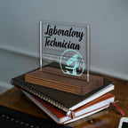 Laboratory Technician Gifts, Funny Appreciation Desk Sign - Image 2