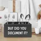 XPH Funny But Did You Document It Black Pen Pencil Holder Organizer - Image 3