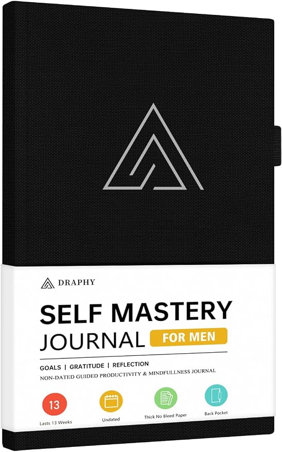 Self-Mastery Journal for Men by Draphy