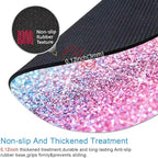 IMAYONDIA Kids Girls Mouse Pad for Laptop, Small Pink Blue Gradient Sparkle - Image 3