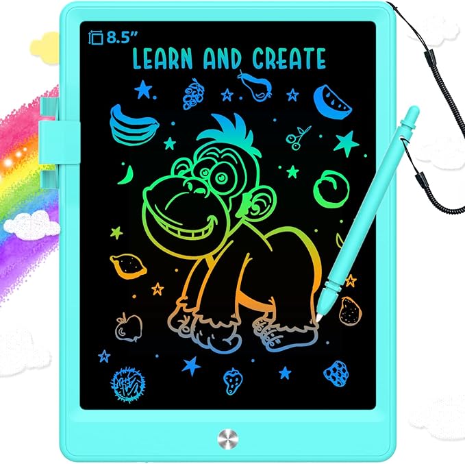 BUKEBU Toddler Toys for 3-6 Years Old Girls Boys, LCD Writing Tablet 8.5 Inch by BUKEBU