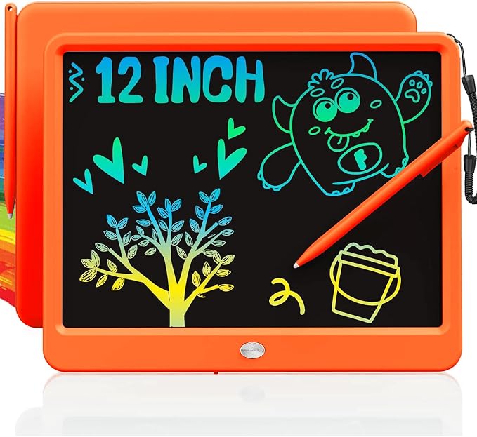 TEKFUN LCD Writing Tablet Doodle Board, 12inch Colorful Drawing Tablet Writing by TEKFUN