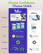 Uinkit 4mil Thicker Single-Sided Self-Adhesive Laminating Sheets, Office & Home - Image 4