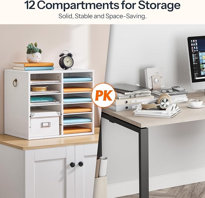 HOOBRO Literature Organizers, 12 Compartments Office Mailbox - Image 4