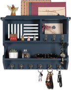 Mutsault Key Holder for Wall, Mail and Key Holder for Home Decor, Key and Mail - Image 2