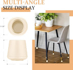 1-1/4" Round Rubber Chair Leg Tips Caps, Chair Leg Floor Protectors Furniture - Image 2