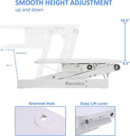 Rocelco 37.5" Deluxe Height Adjustable Standing Desk Converter - Image 3