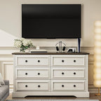 VVFLU Farmhouse 6 Drawer Dresser - Image 4