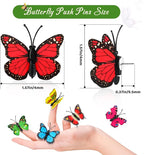 50Packs Butterfly Decorative Push Pins Blue Thumbtacks Cute Thumb Tacks Pushpins - Image 3
