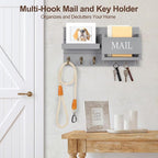 Lwenki Mail Organizer for Wall Mount – Key Holder - Image 3