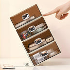 Spacious Desk Drawers, Stackable Desktop Organizer, Plastic Storage Box - Image 4