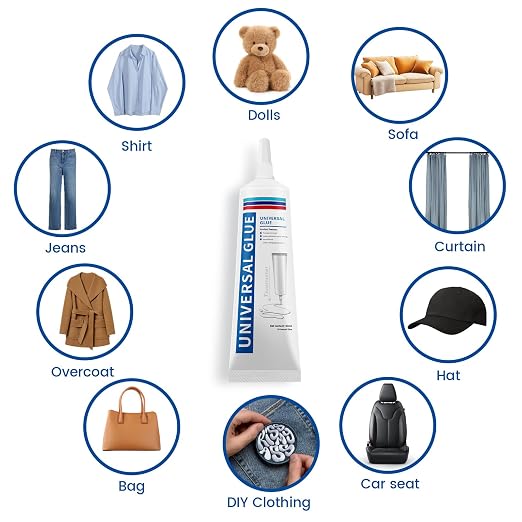KFFNHH Fabric Glue, Liquid Stitch Fabric Glue, Mighty mend it Permanent Washable - Image 5