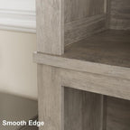 IDEALHOUSE 71" Farmhouse Bookshelf w/Adjustable Shelves & 31.5 in Whidth - Image 5