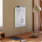 U Brands Contempo Magnetic Dry Erase Board White Board, Sage Green Modern Frame - Image 6