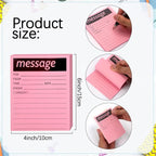 Phone Message Sticky Notes Phone Memo Pads, 9 Pads Lined Sticky Notes Pads - Image 2