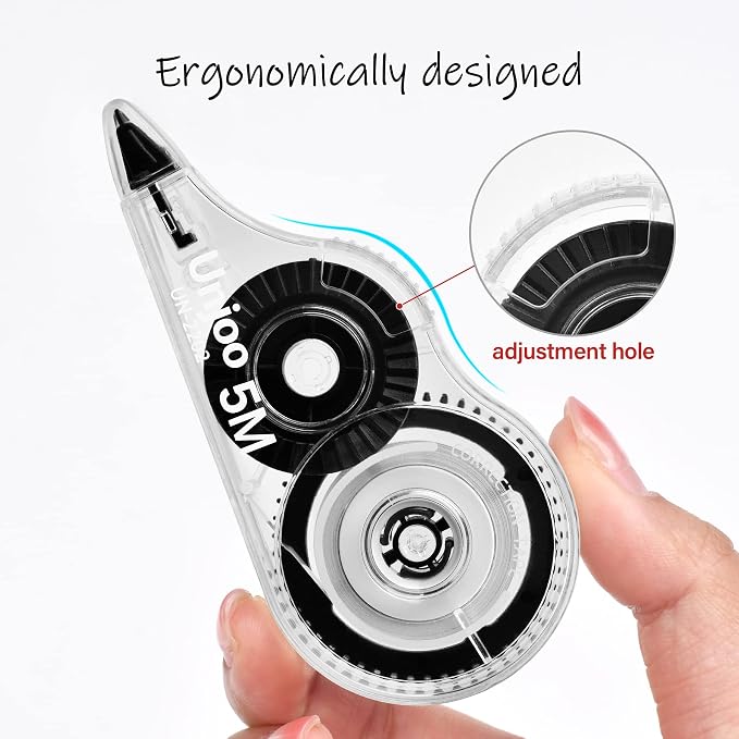 Unjoo White Correction Tape, For school - Image 4