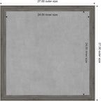Amanti Art Grey Framed Magnetic Board 27x27 Medium Vision Board - Image 3