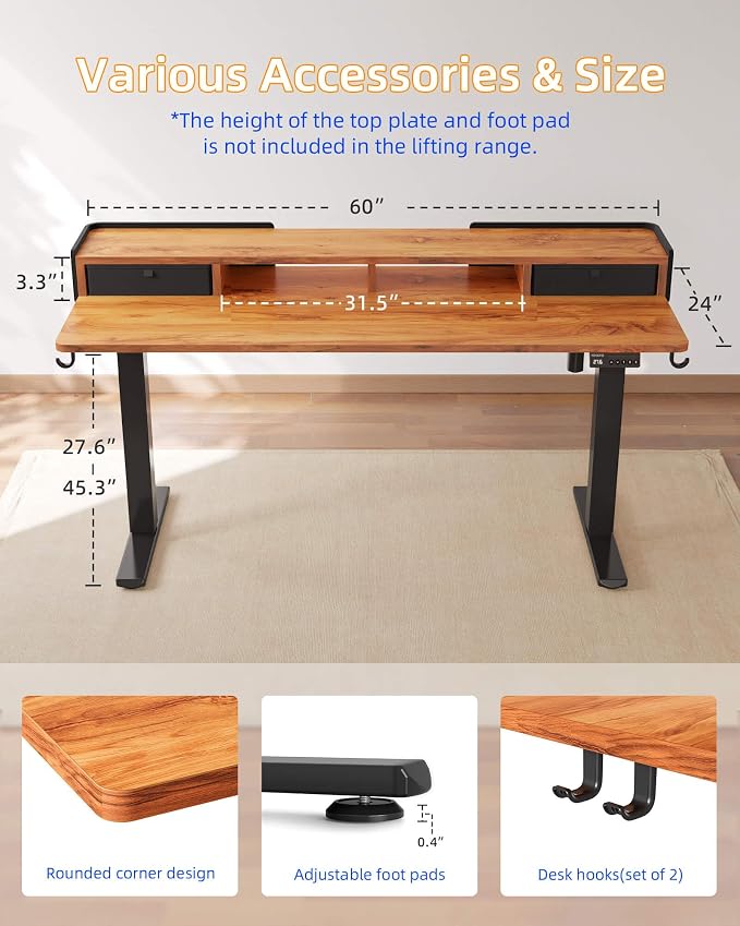 YIHAYO Electric Standing Desk - Image 3