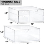 Prsildan Acrylic Drawer Makeup Organizer - Image 3