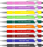 Luxeviss 10 Pcs Inspirational Pens Bulk by LuxevissWriteYourRise