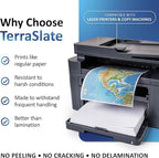 TerraSlate Copy Paper Waterproof Laser Printer, Rain Weatherproof, 5 Mil - Image 4