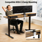Kingant 48 x 24 Inch Electric Standing Desk - Image 8