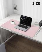 Leather Desk Pad Protector, Mouse Pad, Office Desk Mat, Non-Slip PU Leather - Image 5