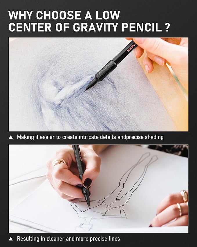 Nicpro 0.9 Metal Mechanical Pencil Set - Image 3