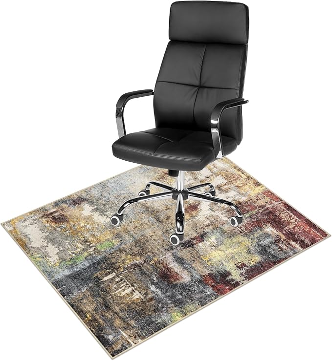 Anidaroel Office Chair Mat for Hardwood Floor, Anti-Slip Computer Chair Mat by Anidaroel