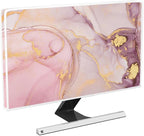 Baocicco Pink Gold Marble Waterproof Screen TV Cover 70 Inch Decorative Modern by Baocicco