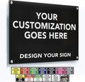 Custom Metal Business Signs by SpeedyOrders