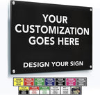 Custom Metal Business Signs by SpeedyOrders
