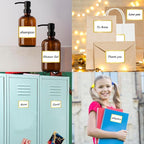 Yeachlaing 2" x 3" 200 PCS Name Labels, Waterproof Blank Name Tag Stickers - Image 4