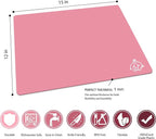 ZVP Plastic Cutting Boards for Kitchen, Flexible Cutting Mats, Gradient Pink - Image 3