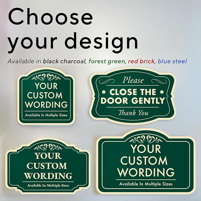 Custom Decorative Outdoor Metal, Personalized Aluminum, Customized Driveway - Image 3