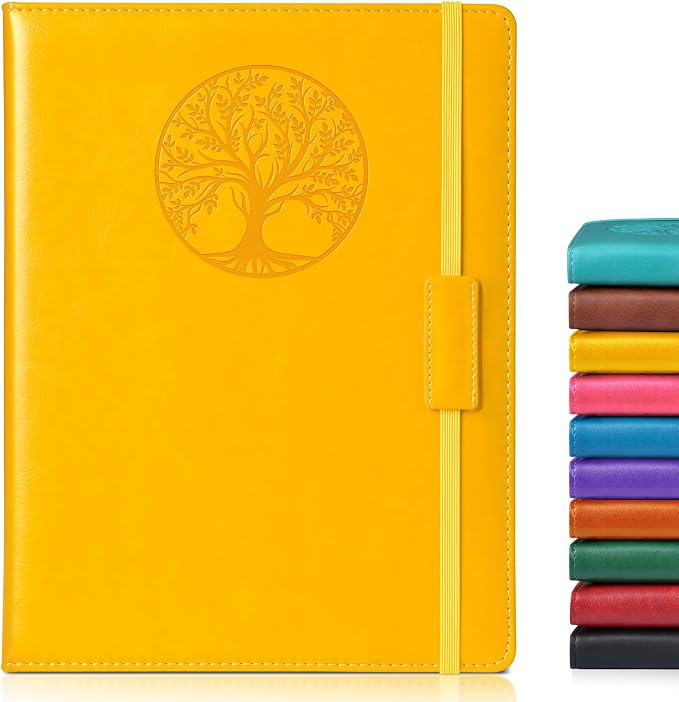 Biuwory Lined Journal Notebook for Women Men, 256 Pages B5 Large Hardcover by Biuwory