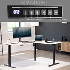 VIVO Electric Corner 63 x 47 inch L-Shaped Standing Desk, Memory Height - Image 5