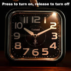 Tinload 5.5" Large Analog Alarm Clock Silent Non Ticking, Gentle Wake, Beep - Image 5