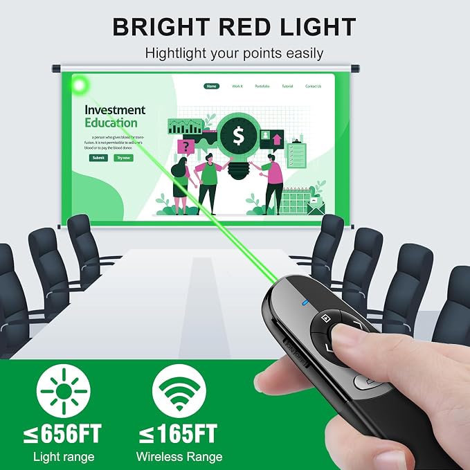 2 in 1 USB Type C Presentation Clicker - Image 3