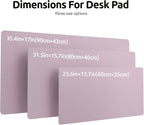 YSAGi Leather Desk Protector, Office Mat, Large Mouse Mat, Non-Slip PU Leather - Image 8