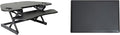 Rocelco 46" Height Adjustable Corner Standing Desk Converter by Rocelco