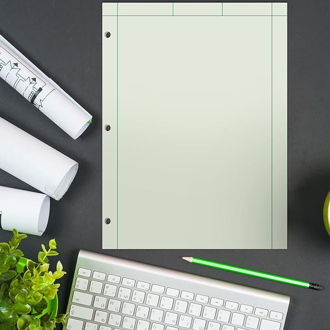 Seajan 2 Pcs Engineering Paper Notebook Engineering Computation Pad 8.5 x 11 - Image 5