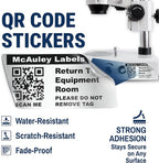 McAuley Labels Custom QR Code Stickers - Image 2