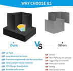 12 Pack Black Desk Dividers for Students, Privacy Shields Folder for Students - Image 2