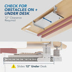 AX WABER Keyboard Tray Under Desk Pull Out - Image 6