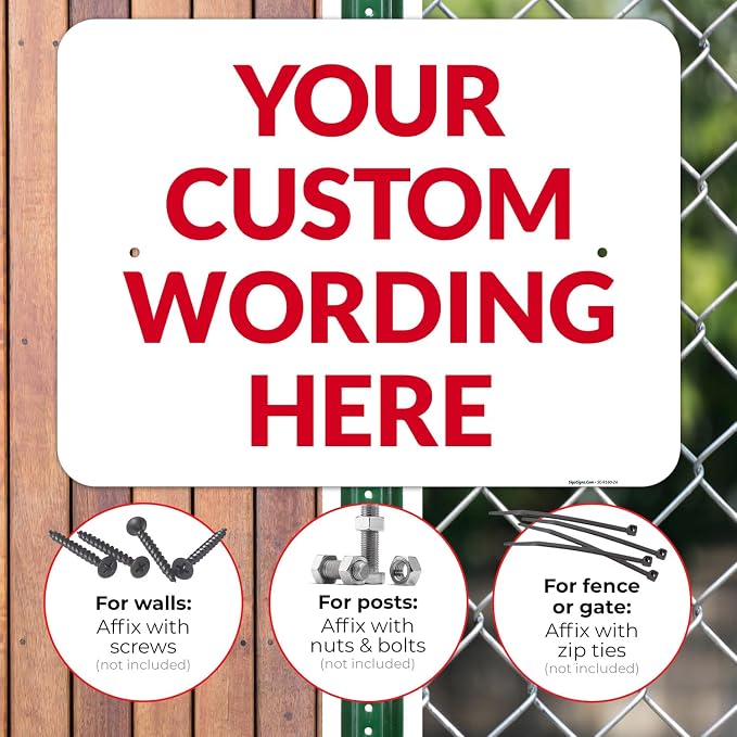 Custom Sign, Personalized Metal Signs, Customize - Image 4