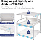 Fannova Printer Stand, 25.6" x 23.6" x 30.9" Extra Large Printer Table - Image 3